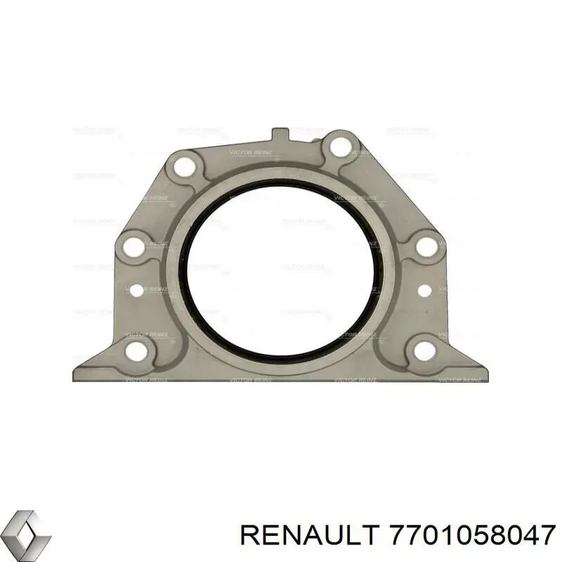 7701058047 Renault (RVI) vedação traseira de cambota de motor