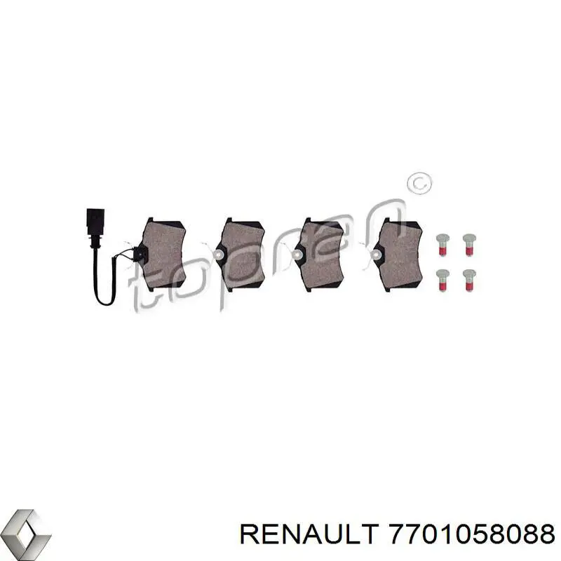 Датчик положения коленчатого вала Renault (RVI) 7701058088 цена, от 126.28 USD