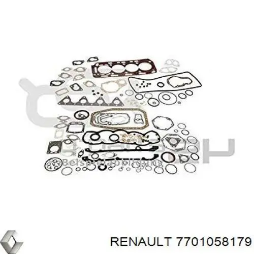 Полный комплект прокладок двигателя Renault (RVI) 7701058179 цена, от 230.23 USD