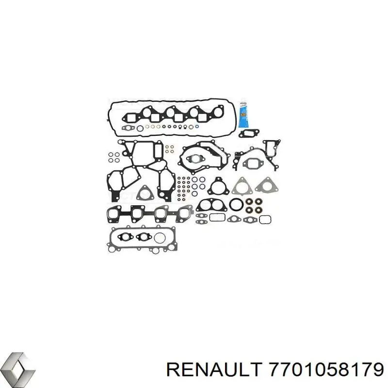 7701058179 Renault (RVI) kit de vedantes de motor completo