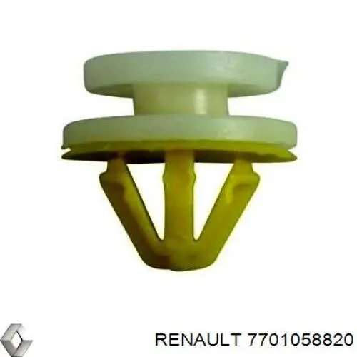7701058820 Renault (RVI) cápsula (prendedor de fixação de revestimento de tampa de porta-malas)