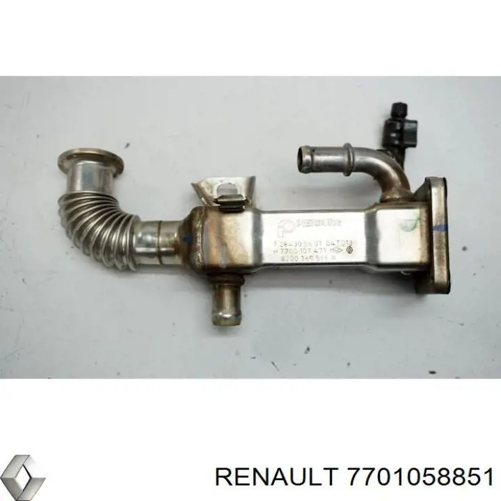 Радиатор системы EGR рециркуляции выхлопных газов Renault (RVI) 7701058851 цена, от 179.64 USD