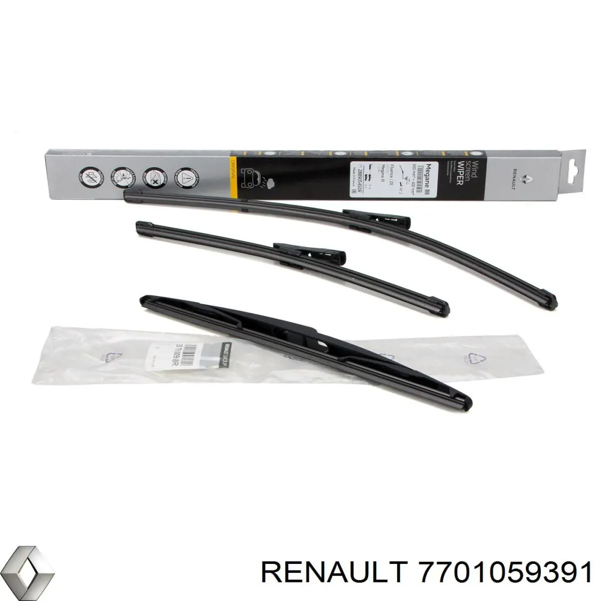 Дворник задний 7701059391 Renault (RVI)