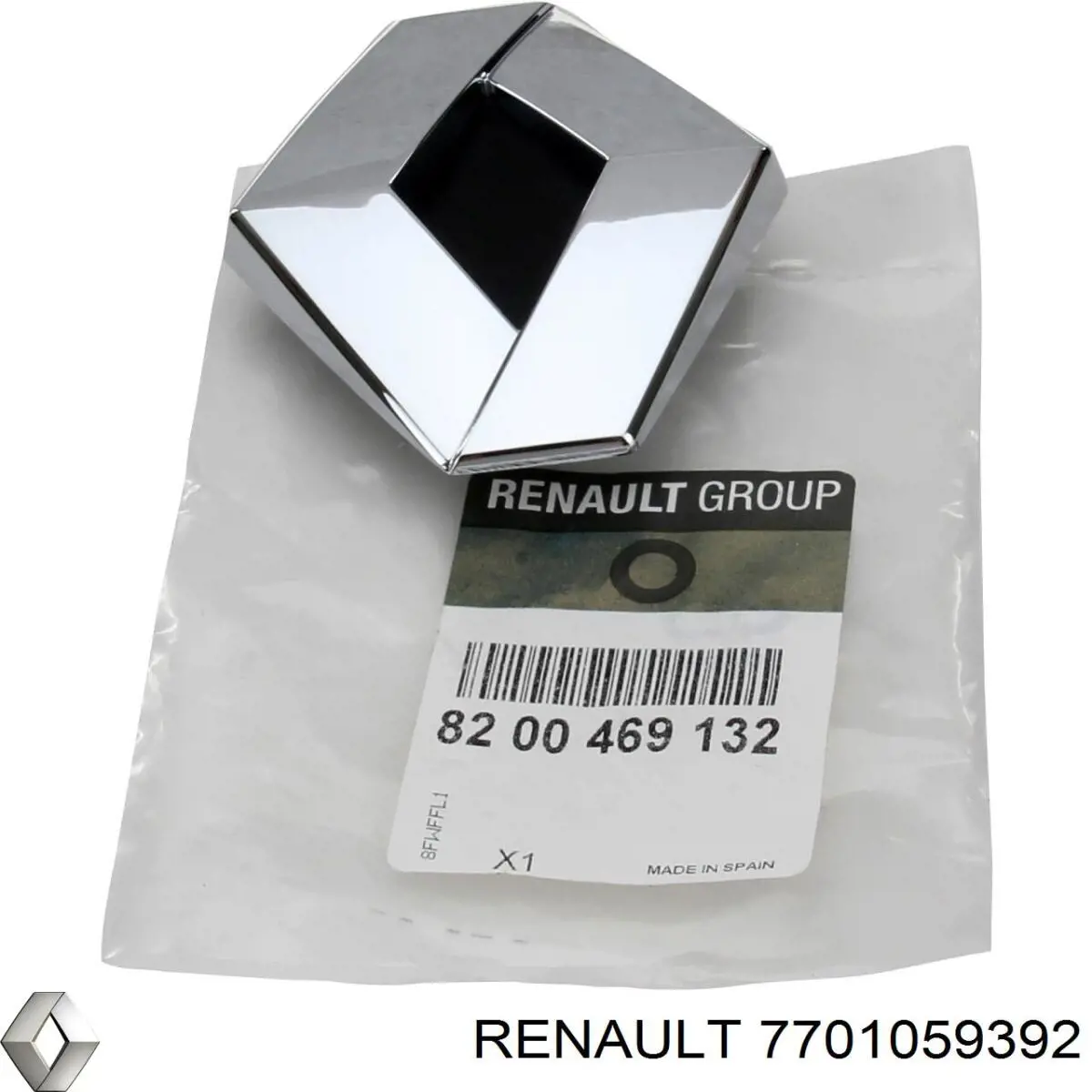 Купить 7701059392 Renault (RVI) Рычаг-поводок стеклоочистителя заднего стекла