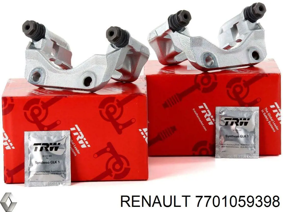 Купить 7701059398 Renault (RVI) Скоба тормозного суппорта переднего