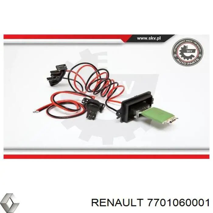 Реле отопителя Renault (RVI) 7701060001 цена, от 15.38 USD