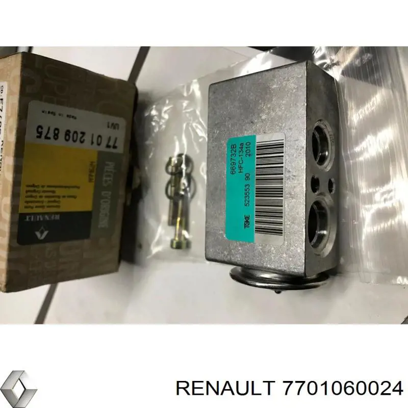 7701060024 RENAULT Válvula TRV del aire acondicionado original y equivalente