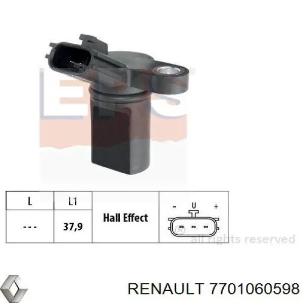 7701060598 Renault (RVI)
