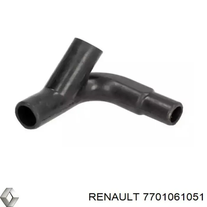 7701061051 Renault (RVI) шланг (патрубок термостата)