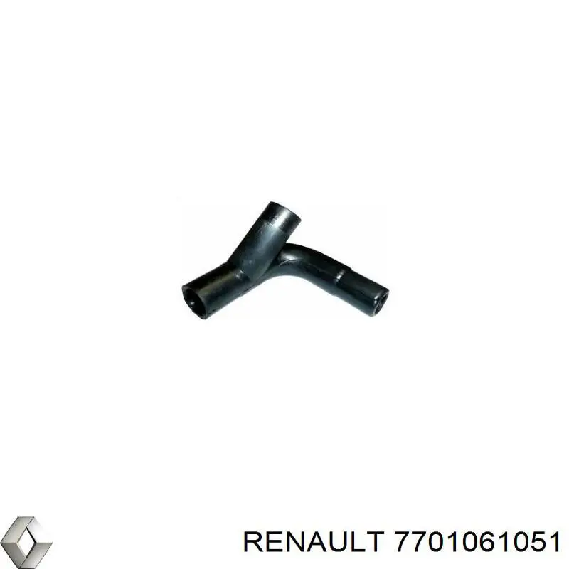 Шланг (патрубок) термостата 7701061051 Renault (RVI)
