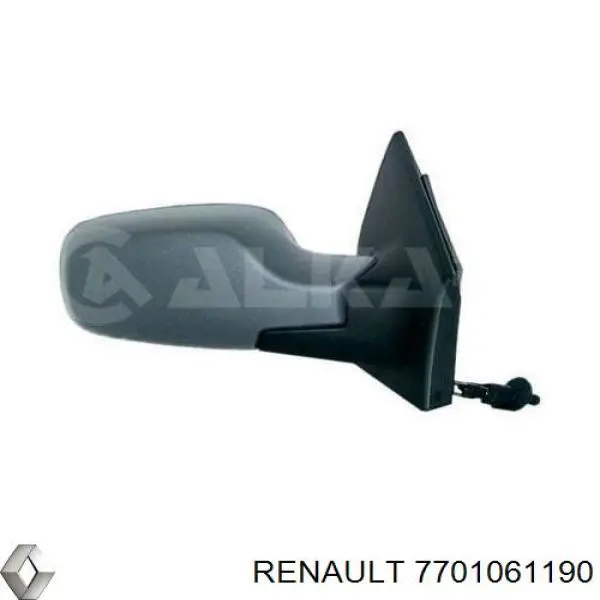 Купить 7701061190 Renault (RVI) Наружное зеркало левое