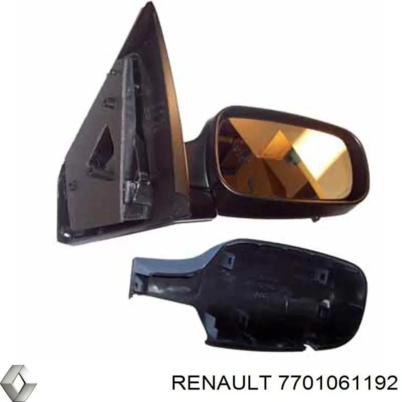 Зеркало заднего вида, левое Renault (RVI) 7701061192 цена, от 56.25 USD