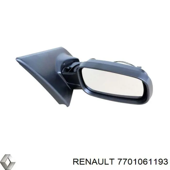 7701061193 Renault (RVI) espelho de retrovisão direito