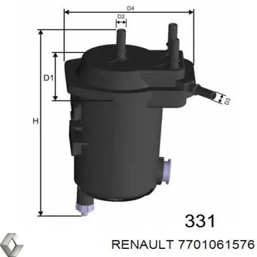 7701061576 Renault (RVI)