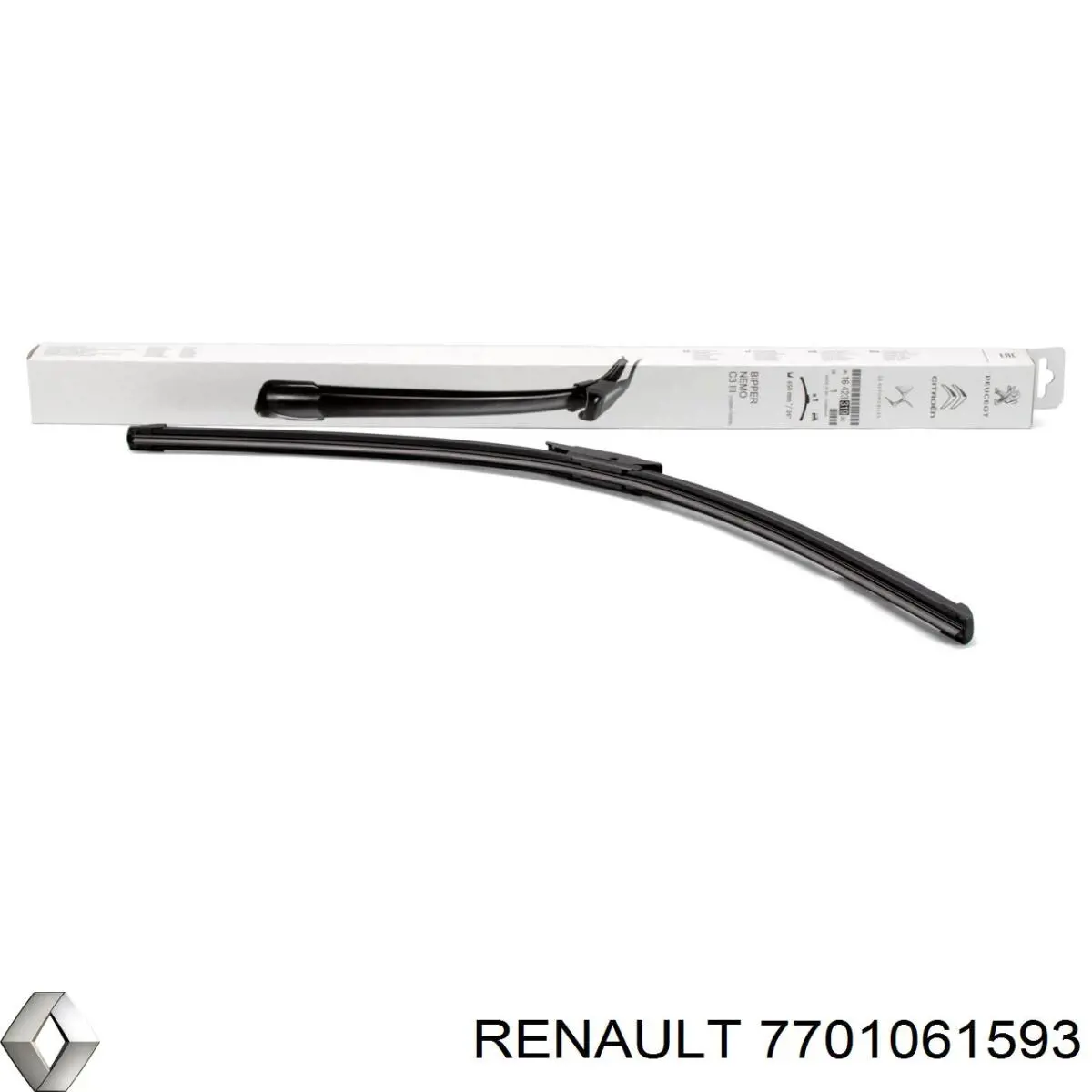 Щетки стеклоочистителя 7701061593 Renault (RVI)