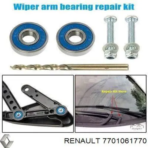 Рычаг дворника Renault (RVI) 7701061770