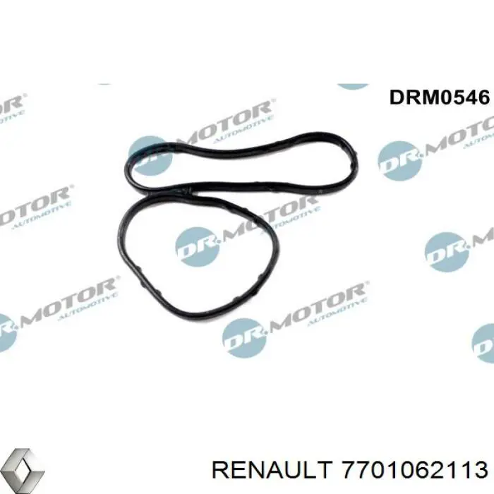 7701062113 Renault (RVI) vedante de adaptador do filtro de óleo