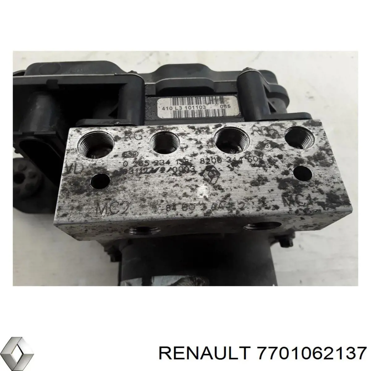 7701062137 Renault (RVI) unidade hidráulico de controlo abs