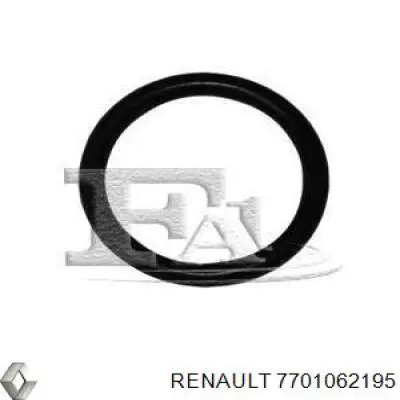 7701062195 Renault (RVI) vedante de mangueira de derivação de óleo de turbina
