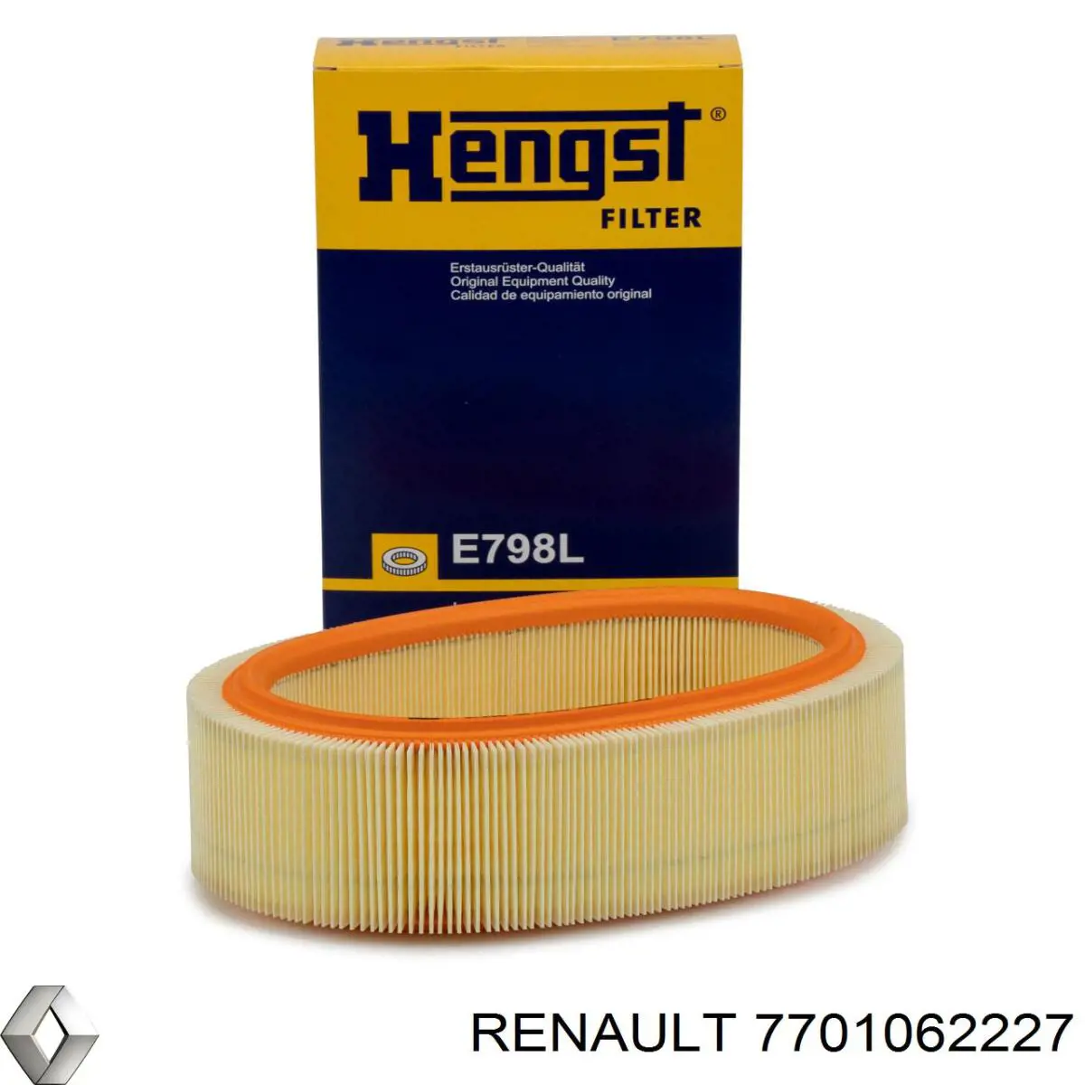 Фильтр салона 7701062227 Renault (RVI)