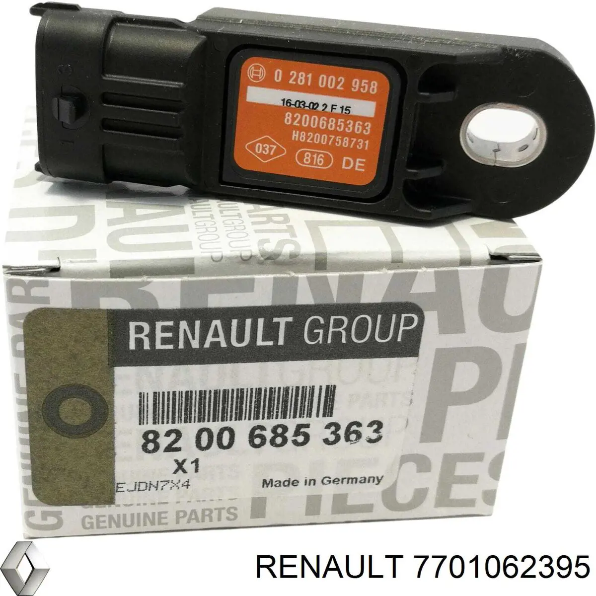 Датчик абсолютного давления в коллекторе Renault (RVI) 7701062395 цена, от 7.10 USD
