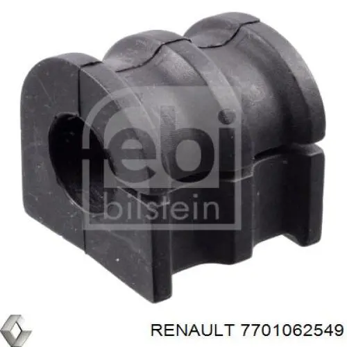 7701062549 Renault (RVI) bucha de estabilizador dianteiro