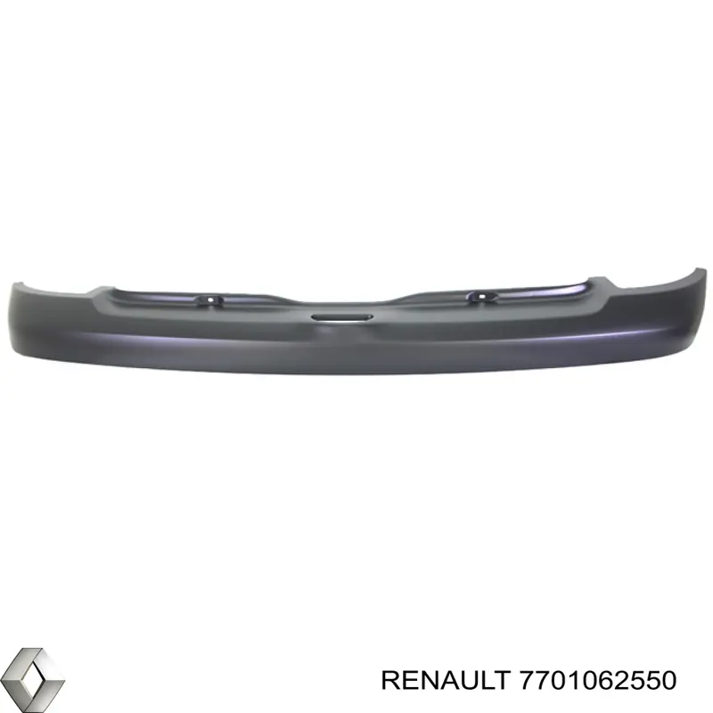 Накладка бампера заднего на Renault Clio II 