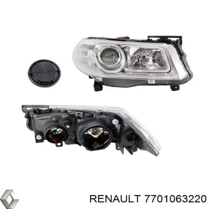 7701063220 Renault (RVI) luz direita