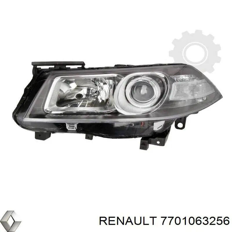 7701063256 RENAULT Faro izquierdo original y equivalente