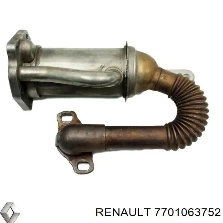 Радиатор системы EGR 7701063752 Renault (RVI)