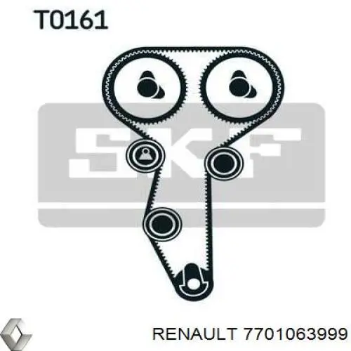 Ремень ГРМ 7701063999 Renault (RVI)