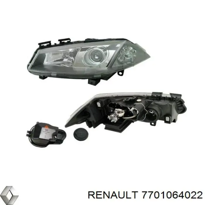 7701064022 Renault (RVI) luz direita