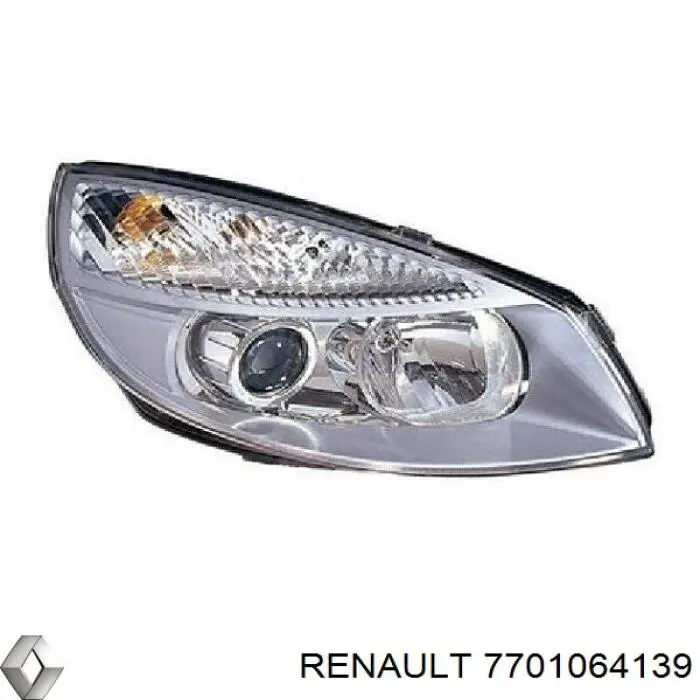 Фара правая 7701056139 Renault (RVI)