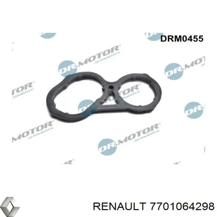 Купить 7701064298 Renault (RVI) Прокладка адаптера маслянного фильтра