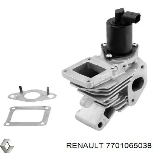 Купить 7701065038 Renault (RVI) Клапан EGR системы рециркуляции отработавших газов