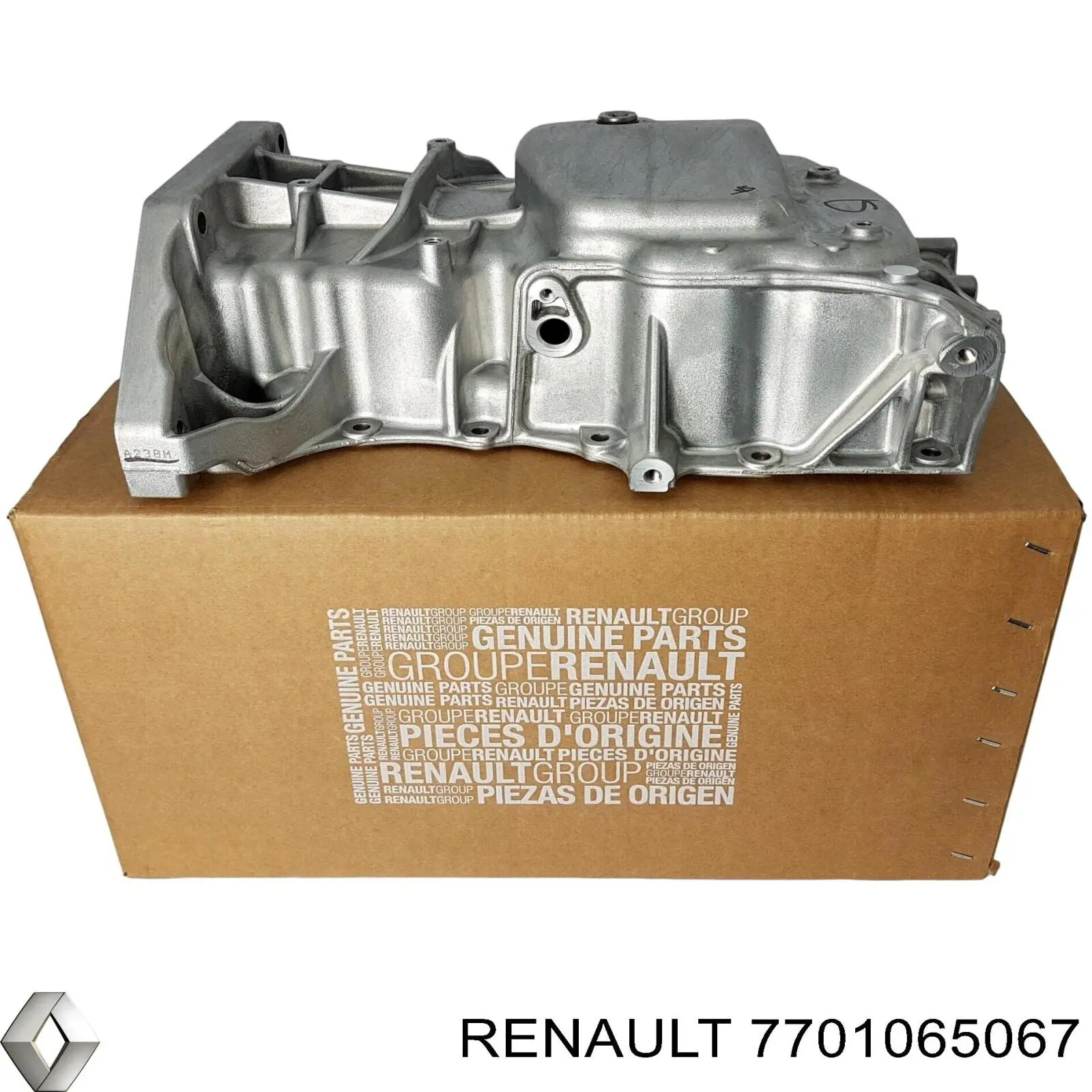 Купить 7701065067 Renault (RVI) Поддон масляный картера двигателя, нижняя часть