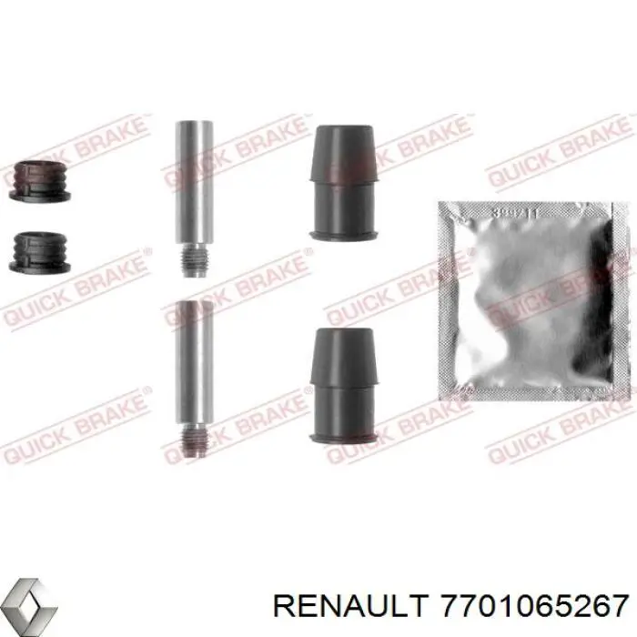 7701065267 Renault (RVI) suporte do freio dianteiro direito