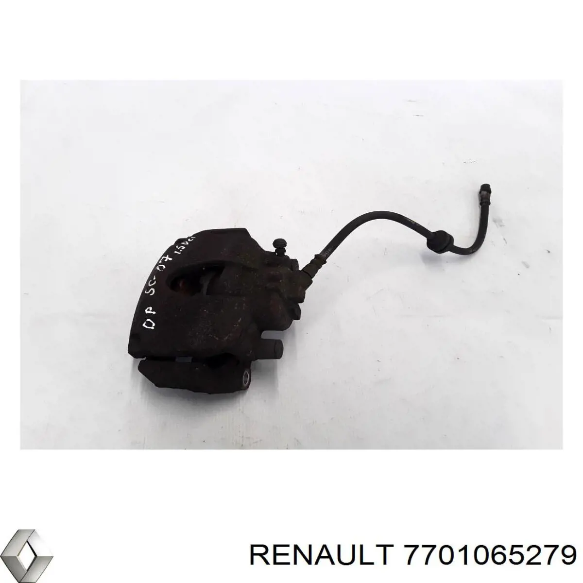 Суппорт тормозной передний правый 7701065279 Renault (RVI)