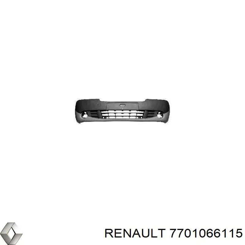 Купить 7701066115 Renault (RVI) Буфер (бампер) передний