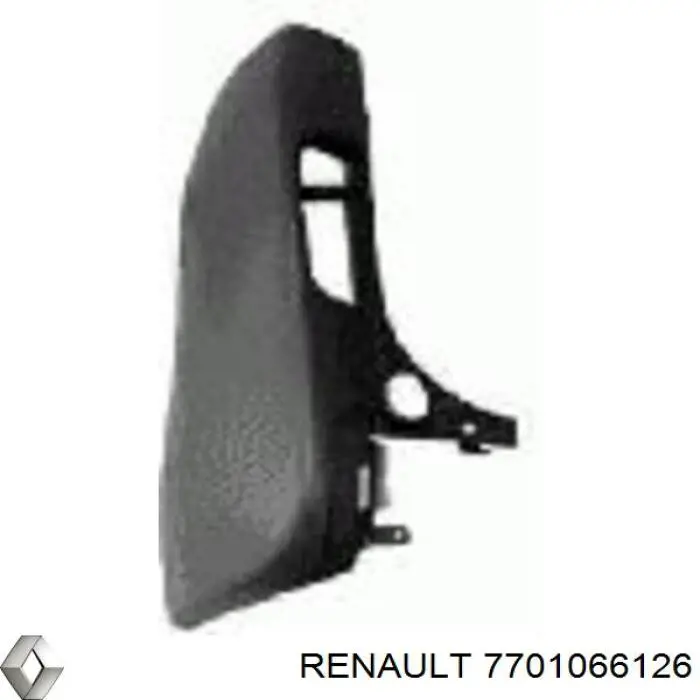7701066126 Renault (RVI) бампер задний, левая часть