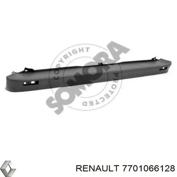 Купить 7701066128 Renault (RVI) Бампер задний, правая часть