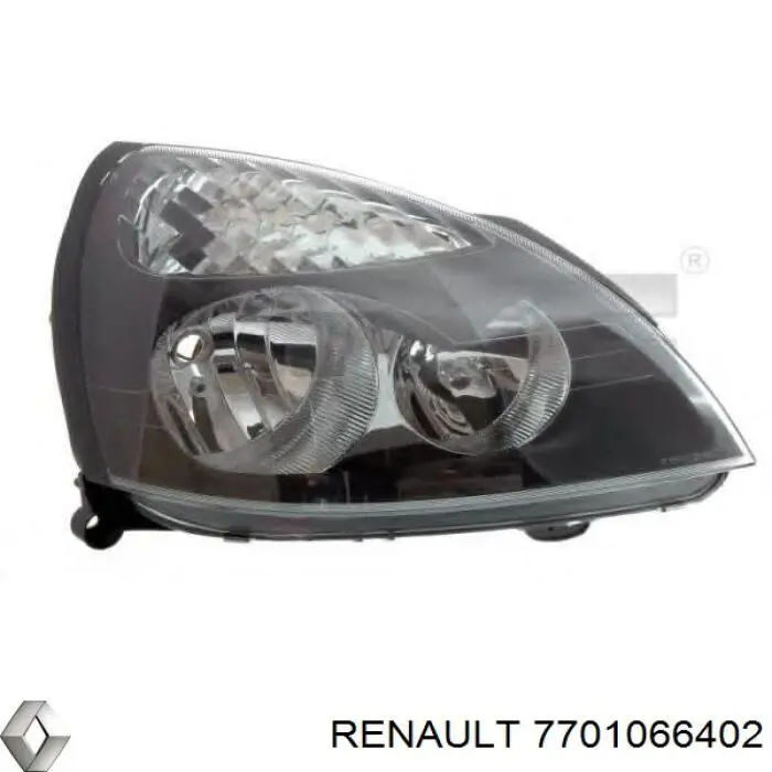 Фара левая 7701066402 Renault (RVI)