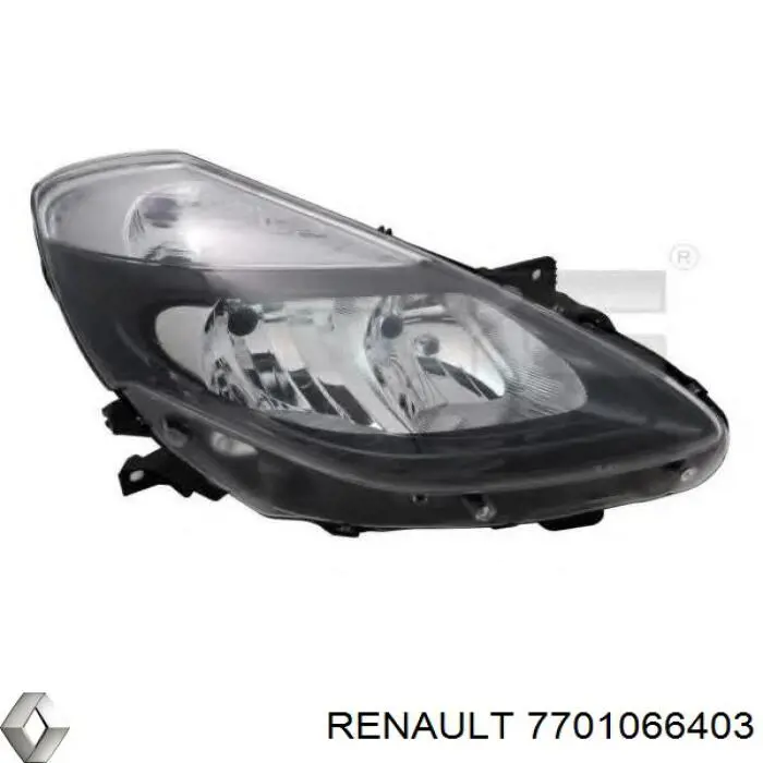 Фара правая 7701066403 Renault (RVI)