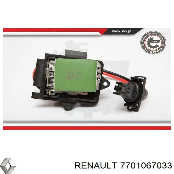 Купить 7701067033 Renault (RVI) Регулятор оборотов вентилятора печки