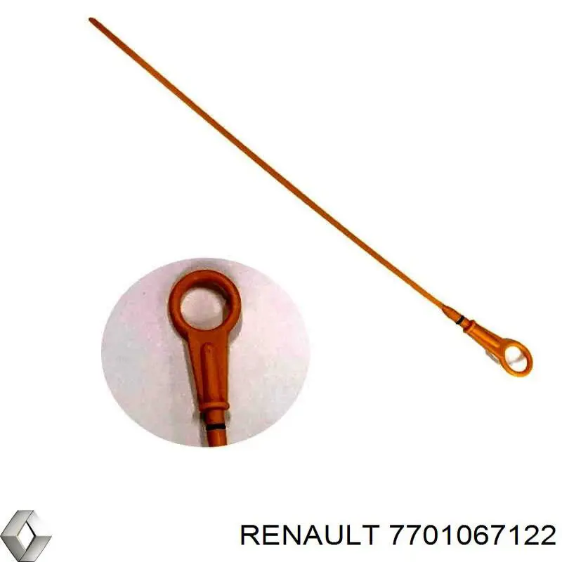 Sonda (indicador) do nível de óleo no motor 7701067122 Renault (RVI)