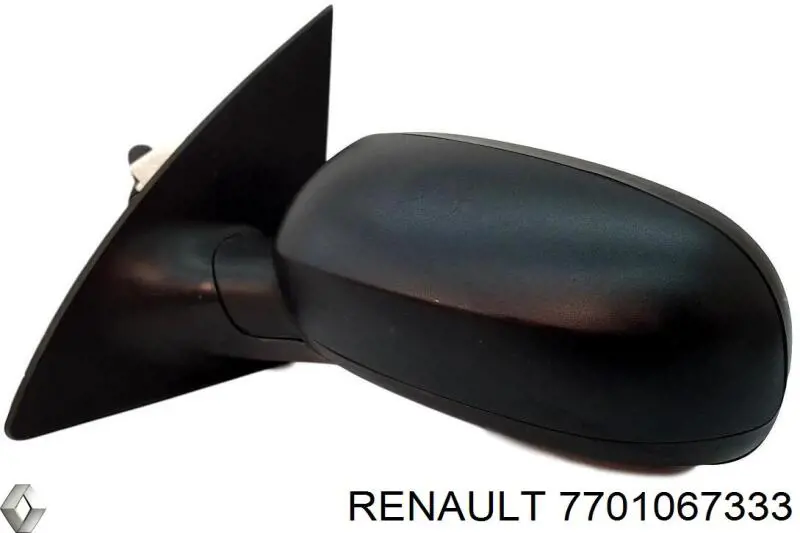 Правое боковое зеркало Renault (RVI) 7701067333