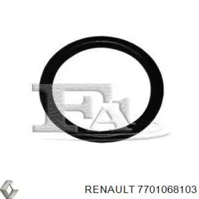 7701068103 Renault (RVI) vedante de mangueira de derivação de óleo de turbina