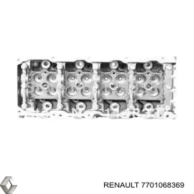 7701068369 Renault (RVI) головка блока цилиндров (гбц)
