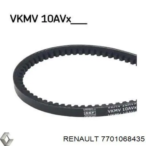 Correa trapezoidal 7701068435 Renault (RVI)