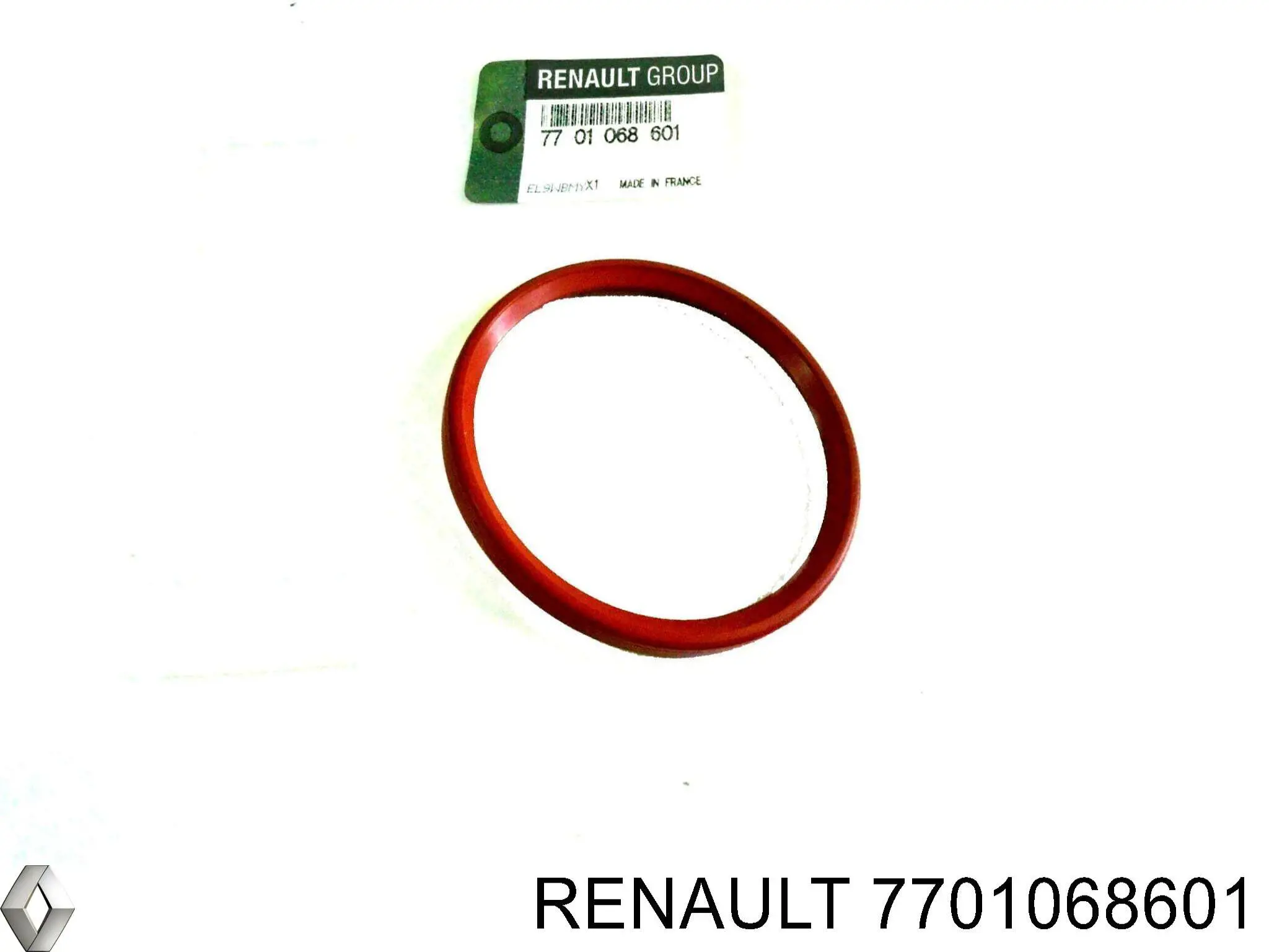 Уплотнительное кольцо (прокладка) патрубка интеркуллера 7701068601 Renault (RVI)
